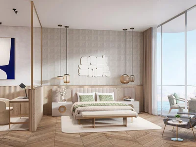 Zespół mieszkaniowy New Sensia Residence with swimming pools and co-working spaces, Port Rashid, Dubai, UAE