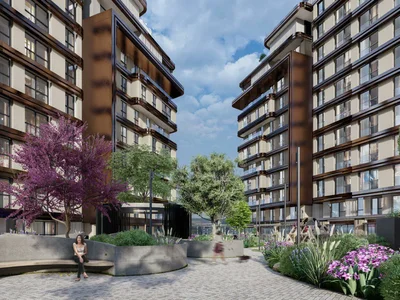 Wohnanlage Residential complex with places for work and leisure, in a quiet and green area near the metro, Kığıthane, Istanbul, Turkey