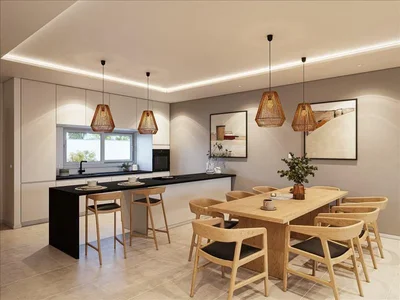 Zespół mieszkaniowy New gated complex of townhouses with two swimming pools near Choeng Mon Beach, Samui, Thailand