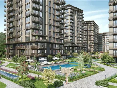 Жилой комплекс Новая высококачественная резиденция с бассейнами рядом с лесом, в центре Стамбула, турция