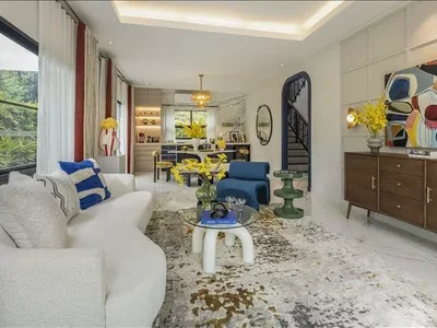 Zespół mieszkaniowy Complex of villas with a swimming pool and a park close to the airport, Bangkok, Thailand