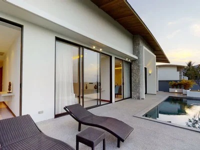 Residential complex New residential complex of villas with swimming pools and sea views in Maenam, Samui, Surat Thani, Thailand