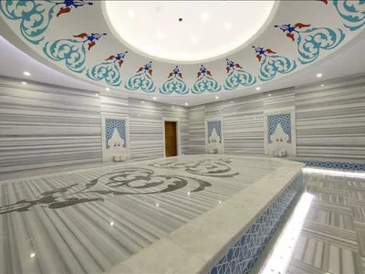 Residential complex New residence with swimming pools and spa centers on the first sea line, Alanya, Turkey
