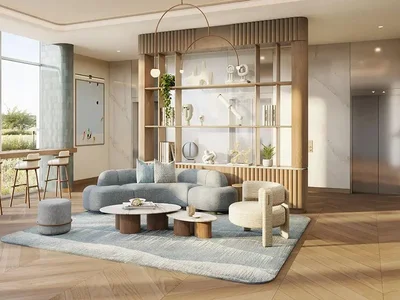 Residential complex New Wynwood Residence with swimming pools and a gym, 5 minutes from a yacht club and beaches, Dubai Islands, Dubai, UAE