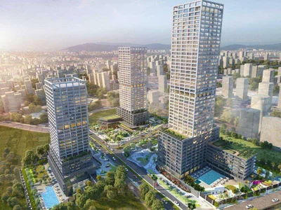 Complexe résidentiel Elite residential complex near the financial center, Istanbul, Turkey