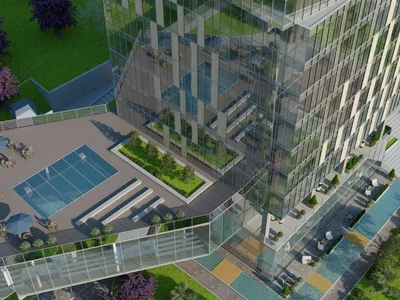 Complexe résidentiel High-rise residence with a swimming pool and a sports center near the coast, Istanbul, Turkey