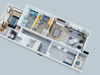 Резиденция COMFORT BAHÇEŞEHİR 2+1 3+1
