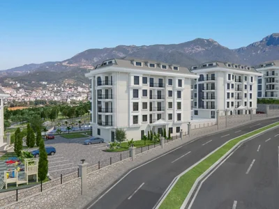 Dzielnica mieszkaniowa Elegantly Designed Flats in Oba, Alanya with Exclusive Social Amenities