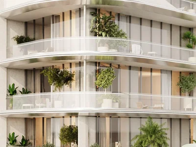 Complejo residencial New V-Suites Residence with swimming pools, a wellness center and co-working spaces, 2 minutes away from the canal, Business Bay, Dubai, UAE