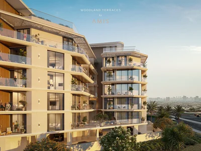 Complexe résidentiel New stylish residential complex Woodland Terraces in Meydan area, Dubai, UAE
