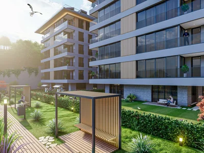 Residential complex Residential complex with panoramic city view in ecologically clean area, Uskudar, Istanbul, Turkey