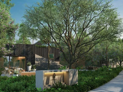 Complexe résidentiel New villas with swimming pools and gardens in a residence with a spa center, Phuket, Thailand