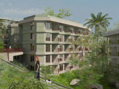 Zespół mieszkaniowy New residential complex of apartments and townhouses 300 m from the beach Kata, Phuket, Thailand