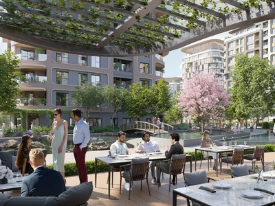 Residential complex Residential complex with developed infrastructure, with views of the Golden Horn Bay, Istanbul, Turkey