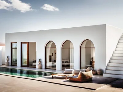 Wohnanlage New residential complex of villas with swimming pools and sea views in Nusa Dua, Bali, Indonesia