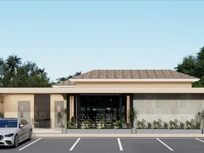 Zespół mieszkaniowy New complex of villas with swimming pools, 10 meters from the beach, Samui, Thailand