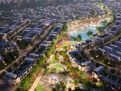 Townhouse Waterfront-Inspired Luxury Living with Panoramic Community Views / DAMAC Riverside Views
