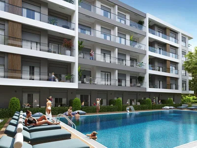 Zespół mieszkaniowy New residence with a swimming pool and around-the-clock security, Izmir, Turkey