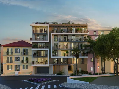 Zespół mieszkaniowy New residential complex with a garden, a parking and panoramic views in Beausoleil, Cote d'Azur, France