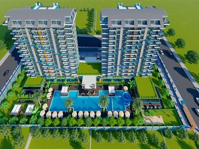 Wohnviertel Luxury residential complex - Mahmutlar