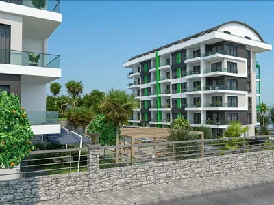 Residential complex New residence with swimming pools and a spa complex at 200 meters from the sea, Kargilak, Turkey