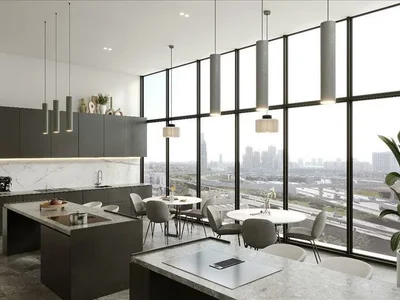 Complexe résidentiel New Electra Residence with swimming pools, an aquapark and a mini golf course, JVC, Dubai, UAE