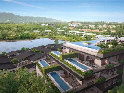 Zespół mieszkaniowy New complex of apartments and villas with a beach club surrounded by nature, Phuket, Thailand