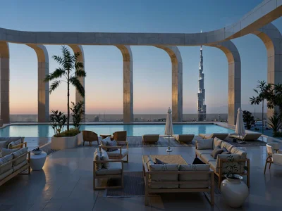 Residential complex Luxurious penthouses in one of the tallest skyscrapers DNWT Residences, Business Bay, Dubai, UAE