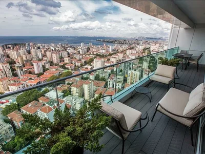 Residential complex High-rise residence with large green areas, swimming pools and a spa, Istanbul, Turkey