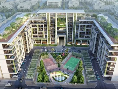 Residential complex Petalz — new residence by Danube with a swimming pool and sports grounds in International City, Dubai