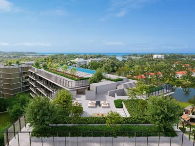Zespół mieszkaniowy New low-rise residence with roof-top swimming pools and lounge areas in the prestigious area of Bang Tao, Phuket, Thailand