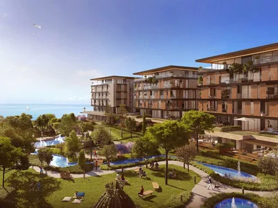 Жилой комплекс Уникальная резиденция на берегу моря с собственным пляжем, бассейнами и панорамным видом, Стамбул, Турция