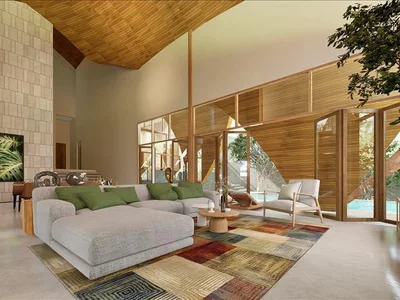 Zespół mieszkaniowy New complex of villas with swimming pools, surrounded by the jungle, 3 minutes away from Na Thon Beach, Samui, Thailand