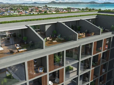 Complexe résidentiel Luxury residence with a swimming pool, a restaurant and panoramic views in a prestigious residence, Phuket, Thailand