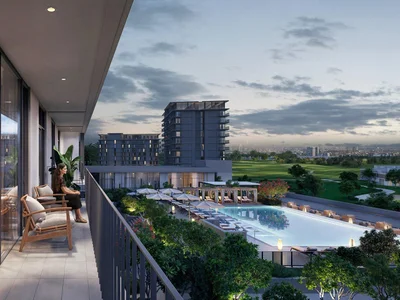 Complexe résidentiel Townhouses in new Golf Acres Residence with a golf course, parks and swimming pools, Emaar South, Dubai, UAE