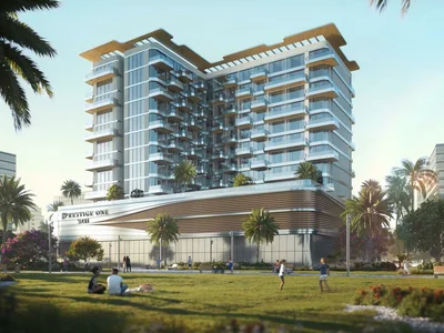 Zespół mieszkaniowy Landmark project Seaside with beaches, hotels and golf courses, Dubai Islands area, Dubai, UAE