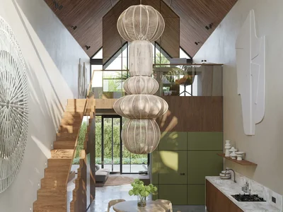Residential complex Spacious townhouses surrounded by rice fields, 15 minutes to the beach, Changgu, Bali, Indonesia
