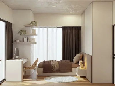 Wohnanlage New residence with swimming pools and a park close to a metro station and highways, Istanbul, Turkey