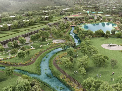 Residential complex Villas with swimming pools and sports club, with views of the forest and the Black Sea, Riva, Beykoz, Istanbul, Turkey