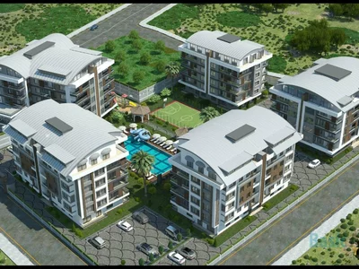 Residential quarter 3 Bedroom Apartments with Seperate Kitchen in Alanya Oba