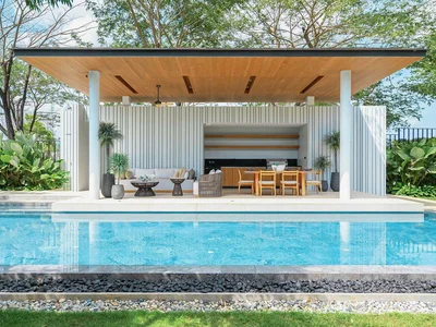 Zespół mieszkaniowy Complex of villas with swimming pools and gardens near beaches, Phuket, Thailand
