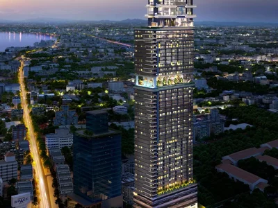 Residential complex New high-rise residence with swimming pools, co-working areas and gardens, Pattaya, Thailand