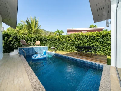 Zespół mieszkaniowy New residential complex of villas with swimming pools and parkings in Thalang, Phuket, Thailand