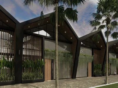 Жилой комплекс Меблированные виллы, таунхаусы и апартаменты в 300 метрах от пляжа, Берава, Бали, Индонезия