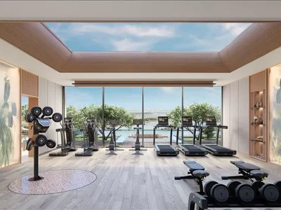 Wohnanlage New Belgrove Residence with swimming pools and parks close to Burj Khalifa and the international airport, Nad Al Sheba 1, Dubai, UAE