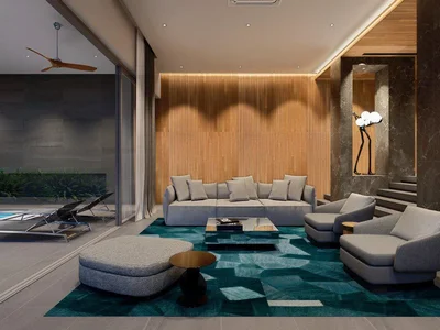 Complexe résidentiel Complex of villas with swimming pools in the picturesque area of Kamala, Phuket, Thailand
