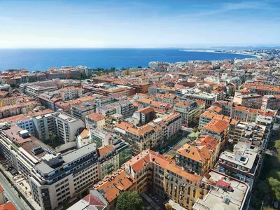 Zespół mieszkaniowy New residential complex near the sea in the historic center of Nice, Cote d'Azur, France