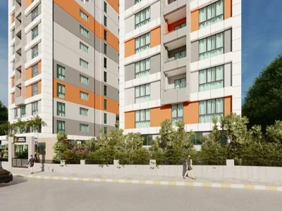 Complexe résidentiel New residence with a swimming pool close to the promenade, Istanbul, Turkey