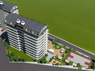 Residential complex Apartments with unique design in Avsallar
