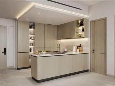 Complexe résidentiel New Verano Residence with swimming pool close to Autodrome, Dubai Studio City, Dubai, UAE